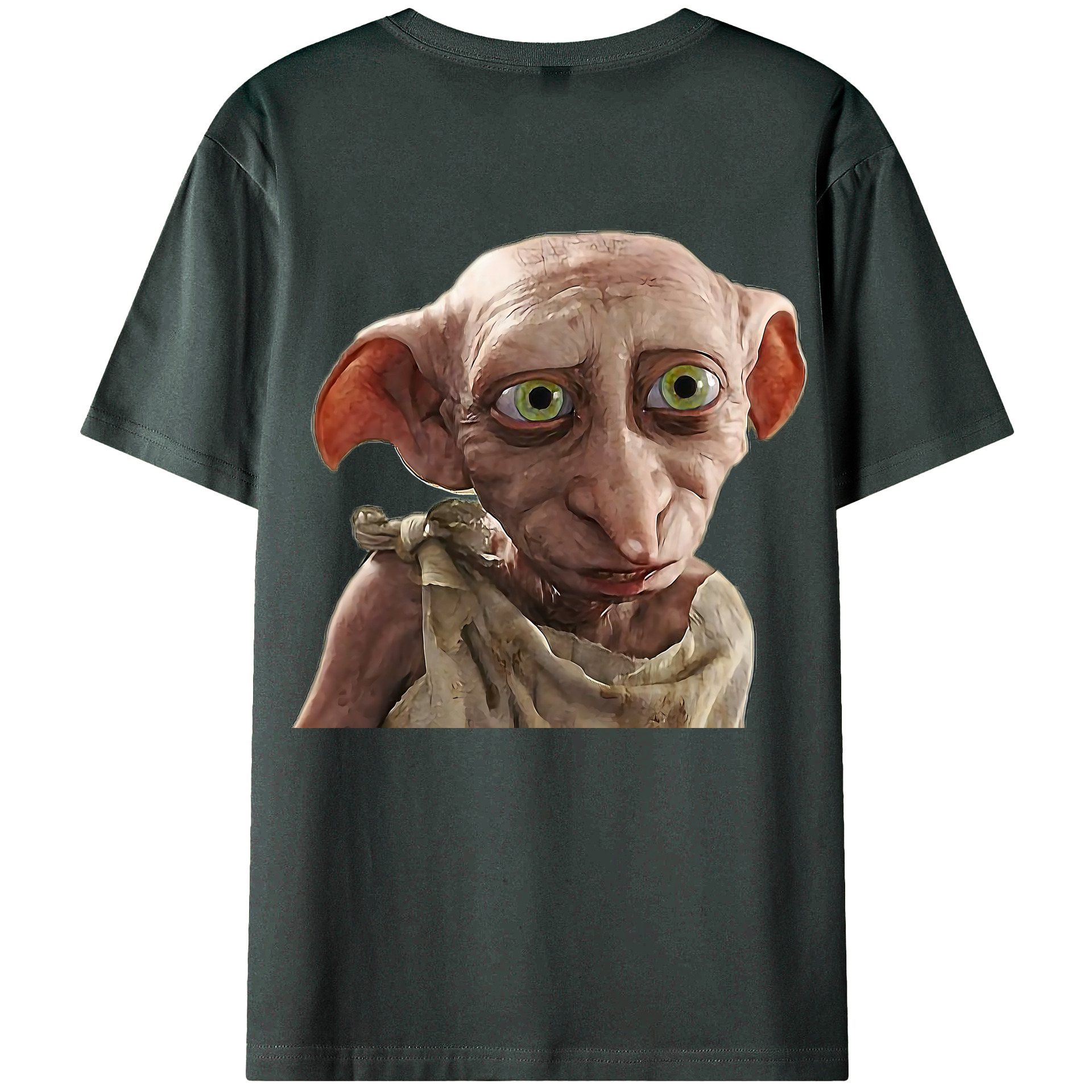 （画像用） Harry Potter ハリー・ポッターシリーズ 綿100％ メンズ半袖Tシャツ（バックプリント） 通気性